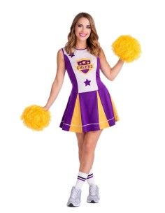 Déguisement de pom-pom girl Taille M - de haute qualité, idéal pour le carnaval, les fêtes à thème et les événements spéciaux